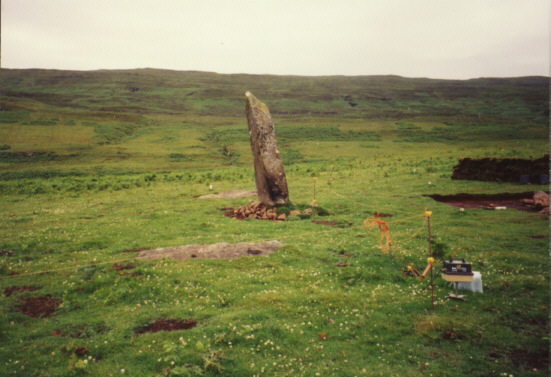 The lone standing stone