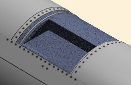 Early central panel excavation