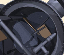 Highly speculative forward hatch area.