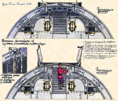 The hatch, opened and closed Copyright 2004 Jean-Pierre Bouvet