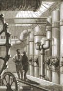 Engine room by de Neuville