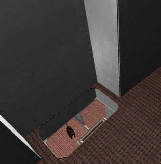 The hatchway to the lower deck