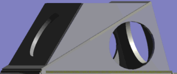 Forward view of the raised wheelhouse